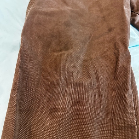 Bundle 2 Pair Dickie Work Pants. Dark chocolate brown 38x34. Duck brown 38x32. - Picture 7 of 14